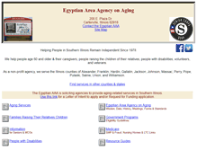 Tablet Screenshot of egyptianaaa.org